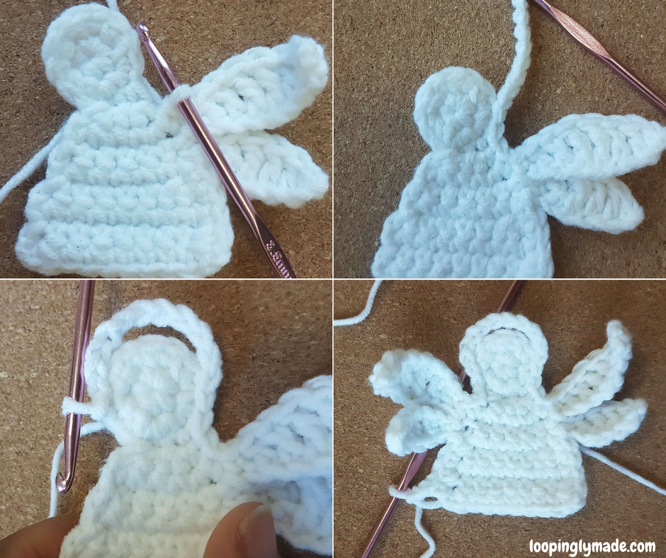 Crochet Angel Applique- Free Pattern and Tutorial