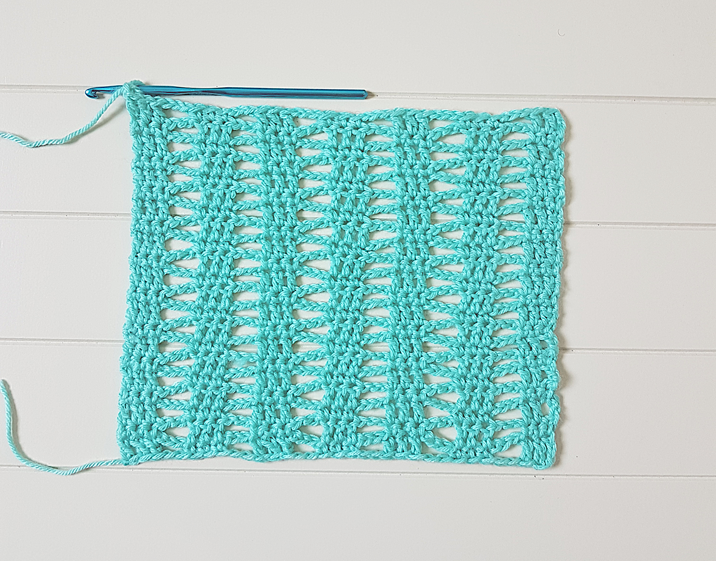 Photo Tutorial – How To Crochet: The Open Wave Stitch! – crochetmelovely
